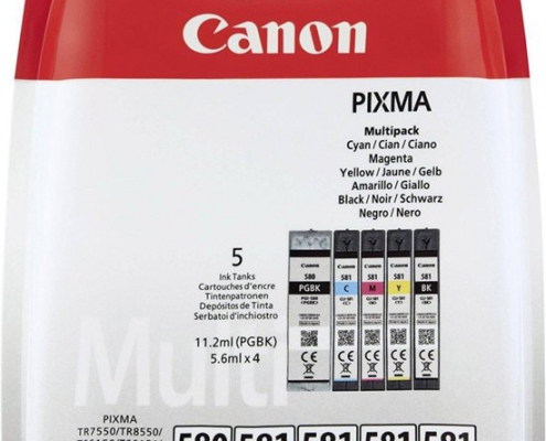 Nieuwe aanwinst: Cartridges Canon 580/581 serie 1